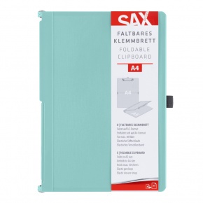 SAX Összehajtható irattató (CLIPBOARD) A/5-A/4 Mentazöld