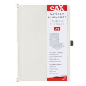 SAX Összehajtható irattató (CLIPBOARD) A/5-A/4 Fehér