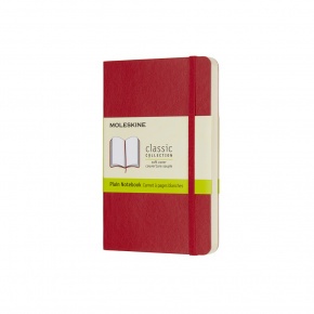 Moleskine Notesz QP613F2 Puha Skarlát Piros (P) Sima