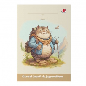 ICO Süni Óvodai üzenő-és jegyzetfüzet CAT (32 lap A/5)