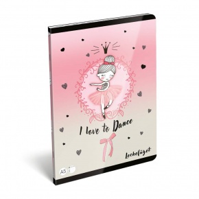 LIZZYSULI leckefüzet TINY DANCER LOVELY BALLERINA 40 LAP A/5