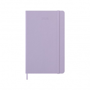 MOLESKINE Határidőnapló 2026 12 hónap, Napi, kemény borító, HALVÁNY LILA (L)