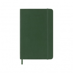 MOLESKINE Határidőnapló 2026 12 hónap, Heti, puha borító, MIRTUSZ ZÖLD (P)