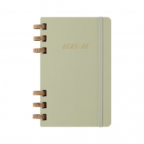 MOLESKINE Spirál Határidőnapló 2026 12 hónap, ACADEMIC kemény borító, CRUSH KIWI (XL)
