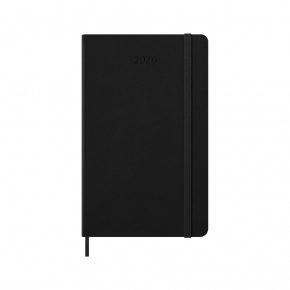 MOLESKINE SMART Határidőnapló 2026 12 hónap, Heti, puha borító, FEKETE (L)