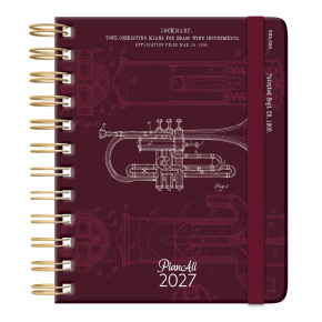 PlanAll Heti Tervező Spirál Midi 2027 Dieline, B6