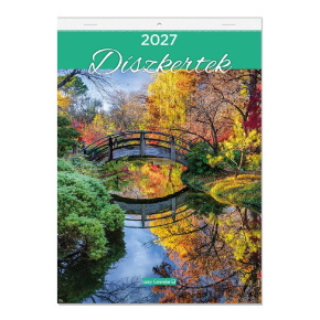 LIZZYCALENDAR FALINAPTÁR A4 TŰZÖTT DÍSZKERTEK