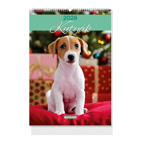 LIZZYCALENDAR FALINAPTÁR B4 SPIRÁL KUTYÁK