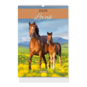 LIZZYCALENDAR FALINAPTÁR B4 SPIRÁL LOVAK