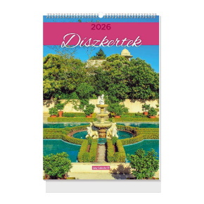 LIZZYCALENDAR FALINAPTÁR B4 SPIRÁL DÍSZKERTEK