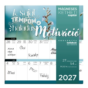 LIZZYCALENDAR HŰTŐMÁGNES NAPTÁR 2 HETI MOTIVÁCIÓ
