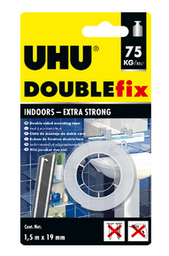 UHU 46855 Double tape kétoldalas ragasztószalag fehér