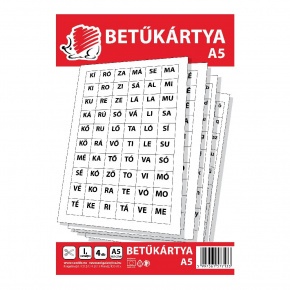 ICO Süni Betűkártya A/5 4lap
