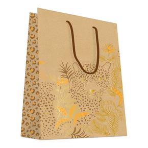 Beaumont ajándéktasak, extra nagy (32x14x40 cm) kraft, szafari mintás (6)