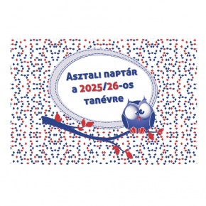 Reálszisztéma A 2025/2026 tanév asztali naptára