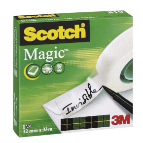 3M Scotch Magic ragasztószalag 12 mm × 33 m,. dobozolt