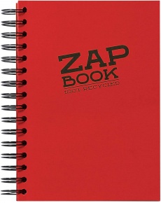 Clairefontaine spirálfüzet (14,8x21 cm, 160 lap, újrahaszn. papír, KLF szín) zapbook/ sima