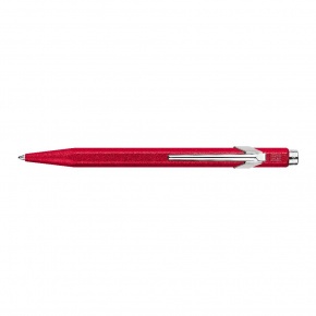 Carandache golyóstoll fémdobozban, piros, kék tintával, 849 Colormat-X Line