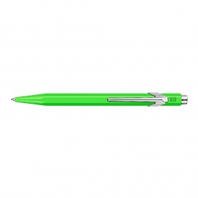 Carandache golyóstoll fémdobozban, zöld, kék tintával, 849 Fluo-X Line