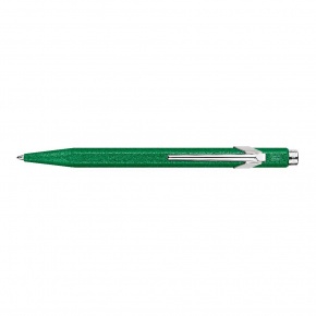Carandache golyóstoll fémdobozban, zöld, kék tintával, 849 Colormat-X Line