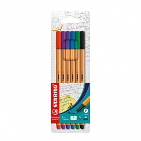 Stabilo Point 88 Neon tűfilc készlet 6 db-os