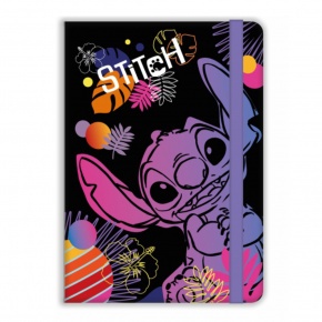 Gumis notesz A5 80lapos Disney Black Stitch
