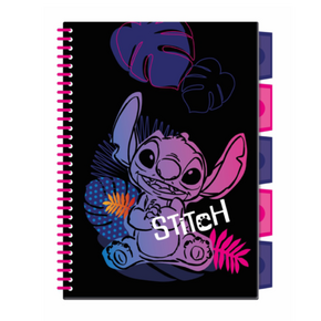 Spirál notesz B5 100lapos Disney Black Stitch Fun Days