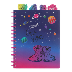 Spirál notesz A5 100lapos Disney Black Stitch Chill Vibes