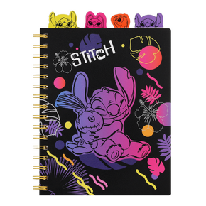 Spirál notesz A5 100lapos Disney Black Stitch