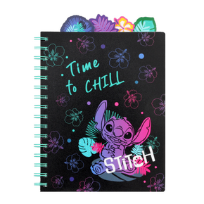 Spirál notesz A5 100lapos Disney Black Stitch Time to Chill