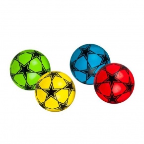Trendhaus pattogós focilabda, csillagos, 4,3cm, 4-féle