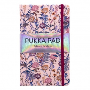 Pukka Pad notesz (A5, 192old. vonalas), Bloom Cream, virágos