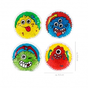 Trendhaus stresszpárna, szörnyek, 9,5 cm, 4 féle, Hot & Cold, 3 in 1 (5)