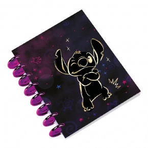 CoolPack Spirál notesz A5 100lapos nagy gyűrűs Disney GOLD Stitch