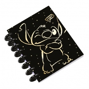 CoolPack Spirál notesz A5 100lapos nagy gyűrűs Disney GOLD Stitch..