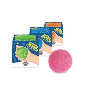 Trendhaus stresszlabda, csillogó hógolyó, 4 féle szín (5)