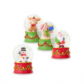 Trendhaus hógömb téli figurás, 4 féle karácsonyi (5)