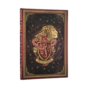 Paperblanks butikkönyv, Midi, von. Harry Potter, Gryffindor