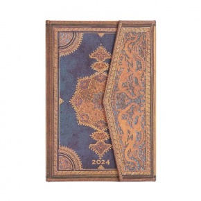 Paperblanks határidőnapló 2024 Safavid Binding Art Mini, Horizontal