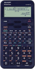 SHARP számológép tudományos 420 funkció, 4 soros, kék