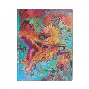 Paperblanks határidőnapló 2024 Android Jones Collection Ultra, Day