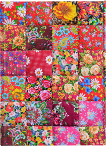 FTNB323 BSB Notesz (A5, vonalas) Floral patchwork (5)