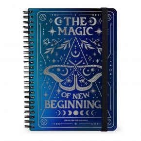 Legami notesz A4, 160 old, spirál, vonalas, The Magic STATIONERY