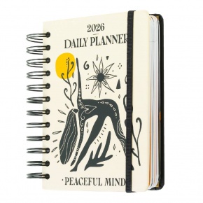 Grupo Erik spirálos határidőnapló (S-es méret), napi, 2026, Peaceful Mind