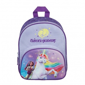 Scooli 2 cipzáros ovis hátizsák, Unicorn Academy