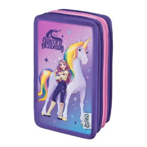 Scooli háromszintes töltött tolltartó, Unicorn Academy (6)