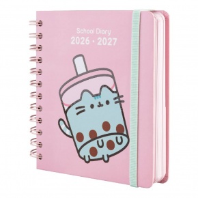 Grupo Erik diáknaptár (14x16cm, angol nyelvű), napi, Pusheen 2026/2027