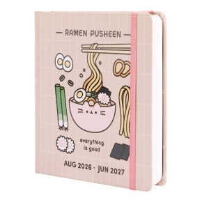 Grupo Erik diáknaptár (14x16cm, angol nyelvű), napi, Pusheen Sushi Roll, 2026/2027