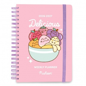 Grupo Erik diáknaptár (A5, angol nyelvű), heti, Pusheen Fruits 2026/2027