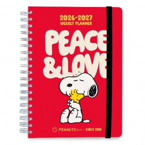 Grupo Erik diáknaptár (A5, angol nyelvű), heti, Snoopy 2026/2027